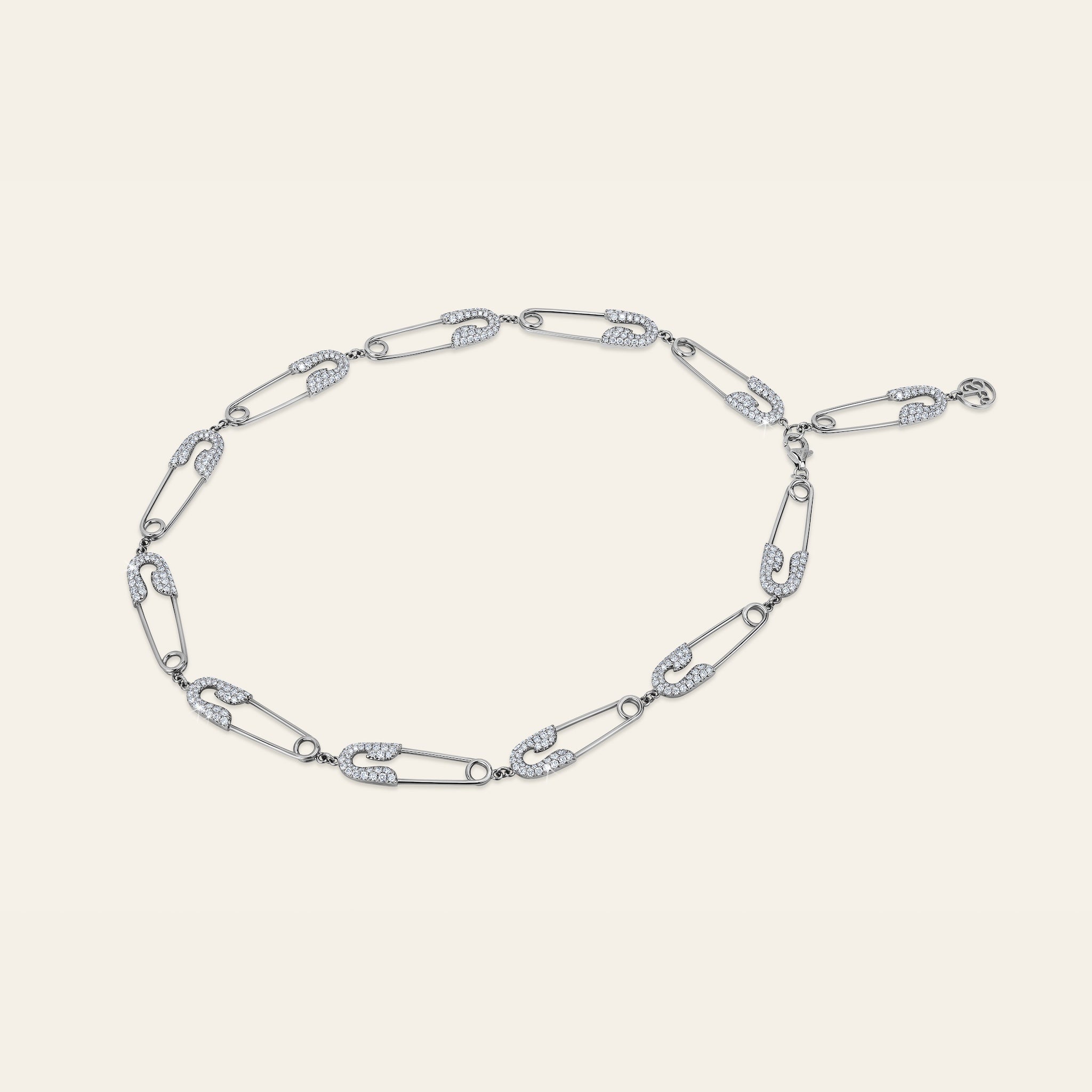 Securus Diamond Choker White Gold 6