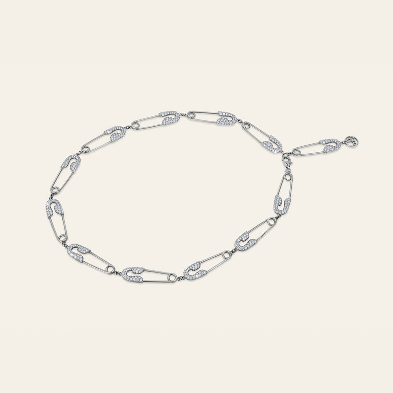 Securus Diamond Choker White Gold 6
