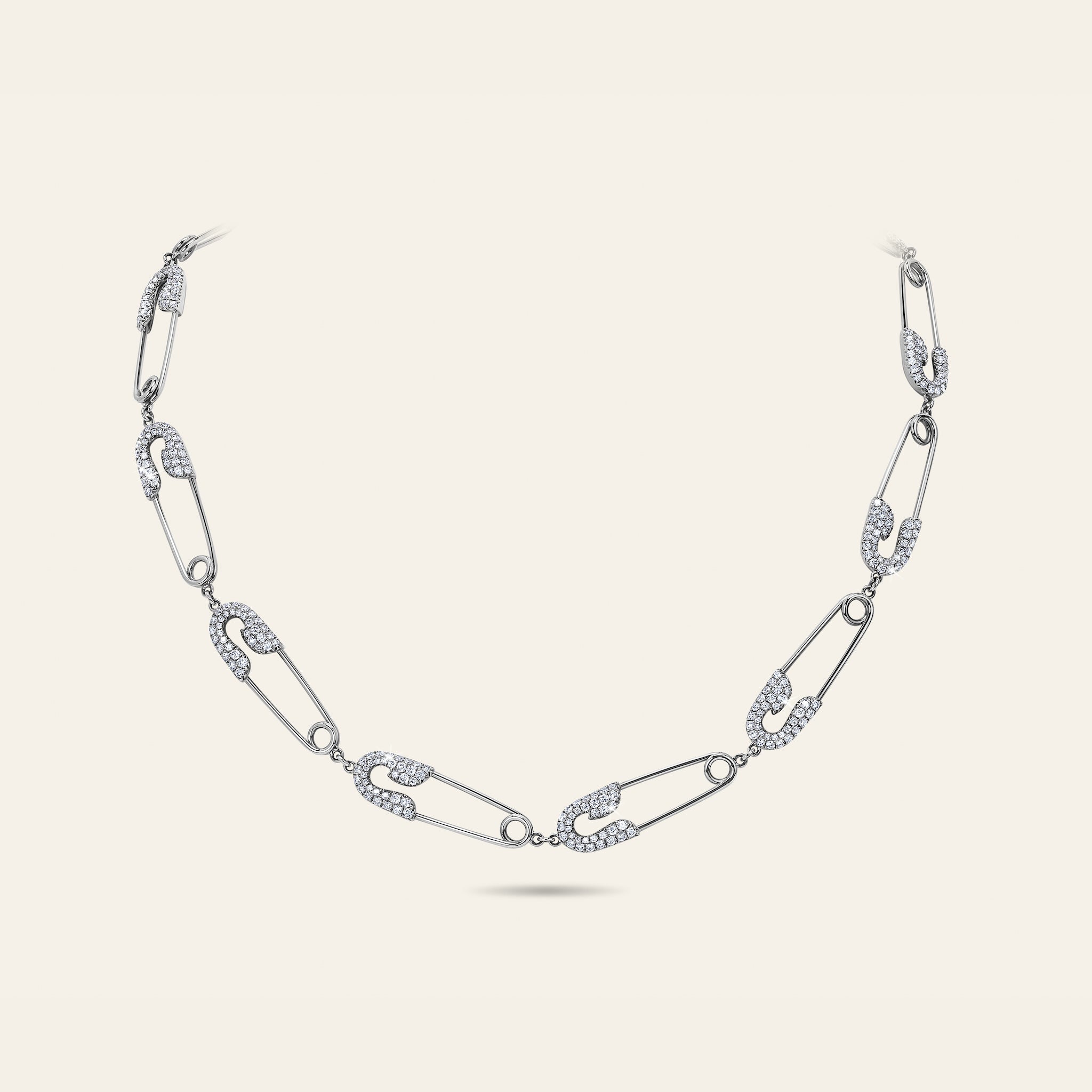 Securus Diamond Choker White Gold 7
