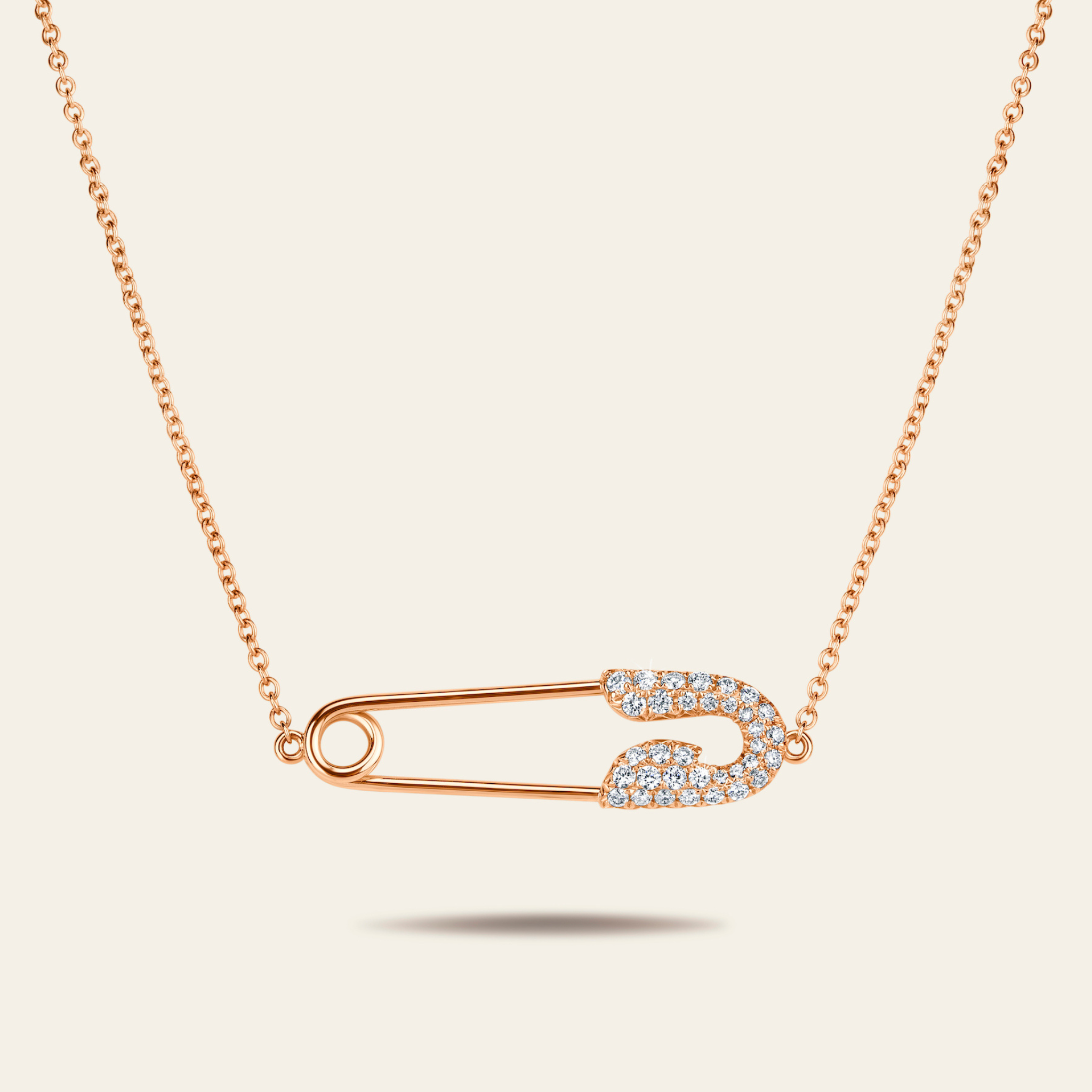 Securus Rose Gold Diamond Necklace 1