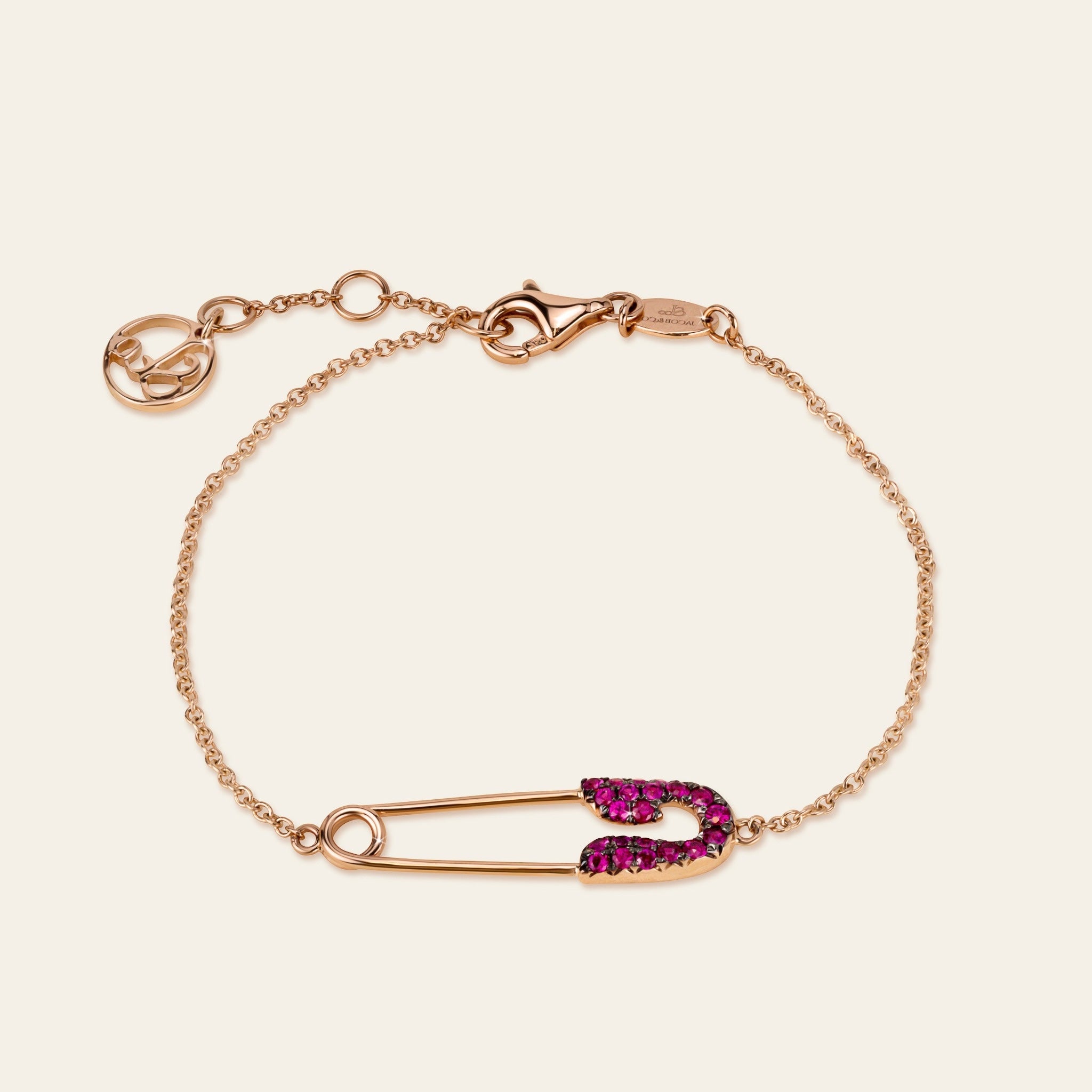 Securus Ruby Bracelet Rose Gold 1
