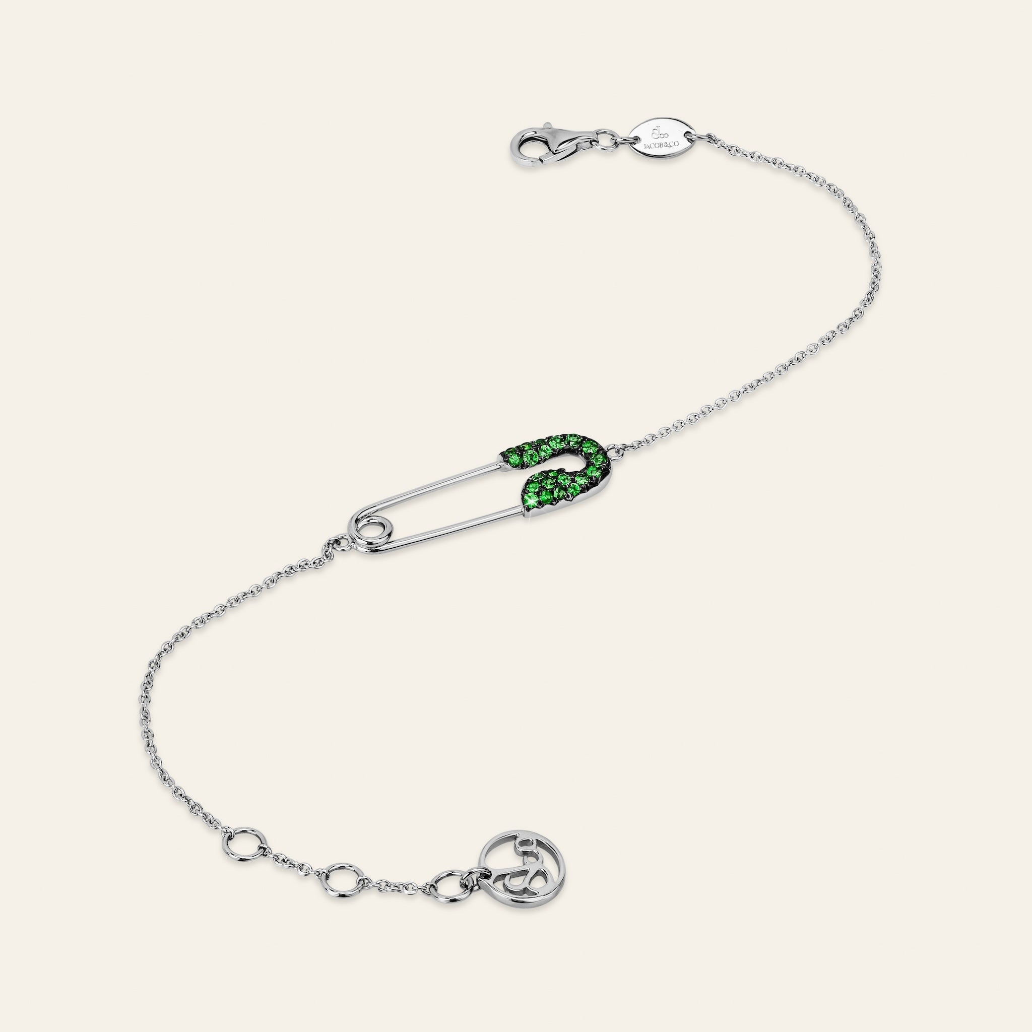 Securus Tsavorite Bracelet White Gold 8