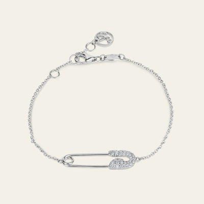 Securus White Gold Diamond Bracelet 1