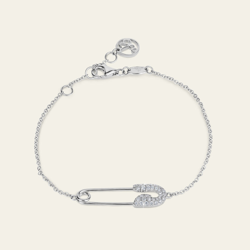 Securus White Gold Diamond Bracelet 1