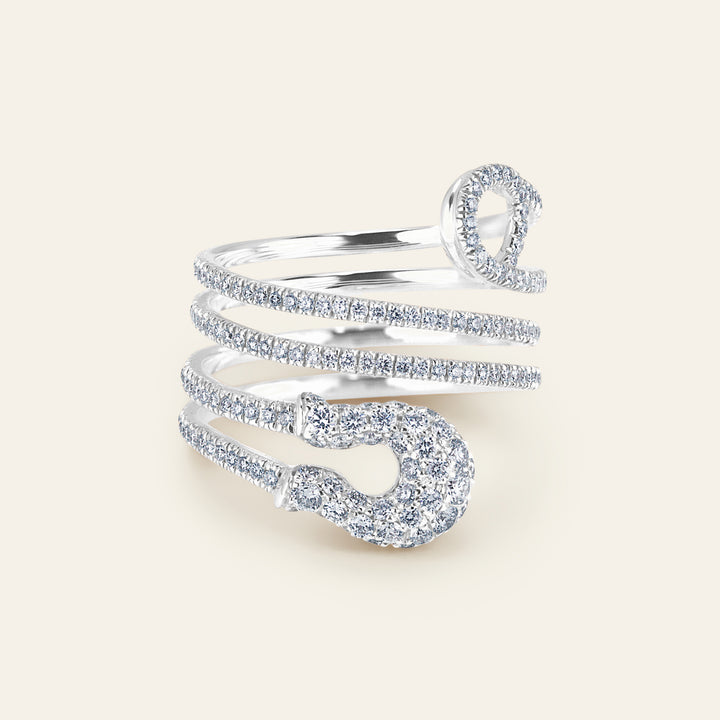Securus White Gold Diamond Ring 4