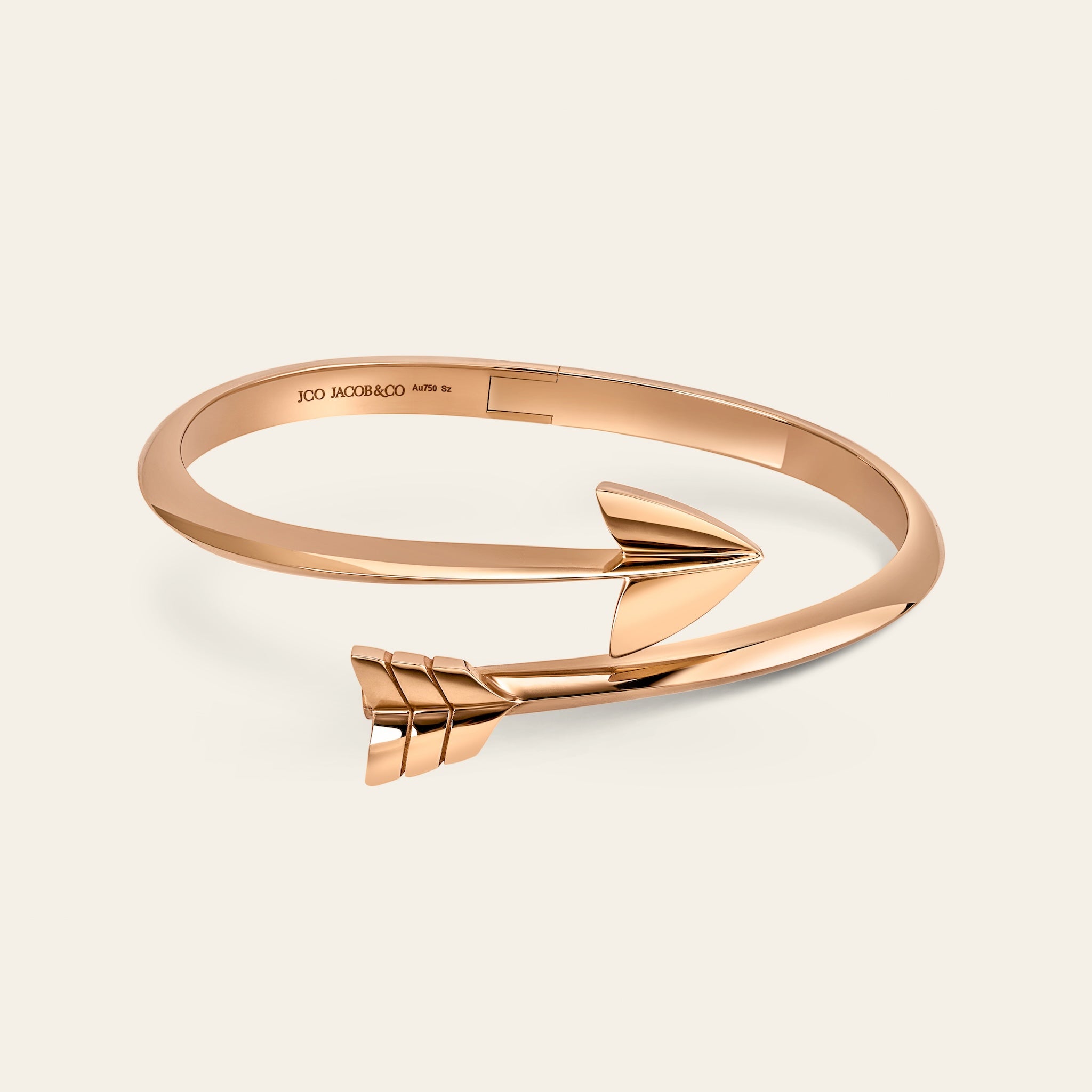 Super Arrow Plain Bracelet Rose Gold 4