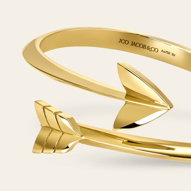 Super Arrow Plain Bracelet Yellow Gold 4
