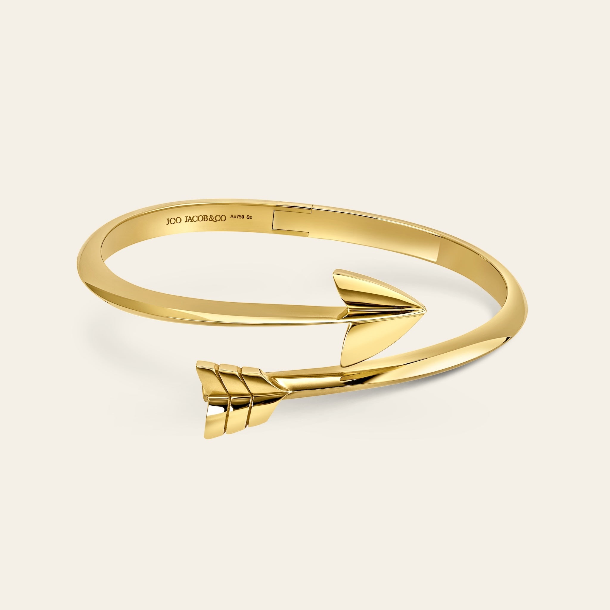 Super Arrow Plain Bracelet Yellow Gold 6