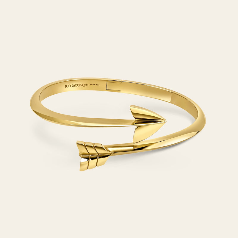 Super Arrow Plain Bracelet Yellow Gold 6