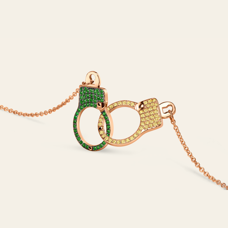 Love Lockdown Interlocking Diamond Necklace Brazil Edition