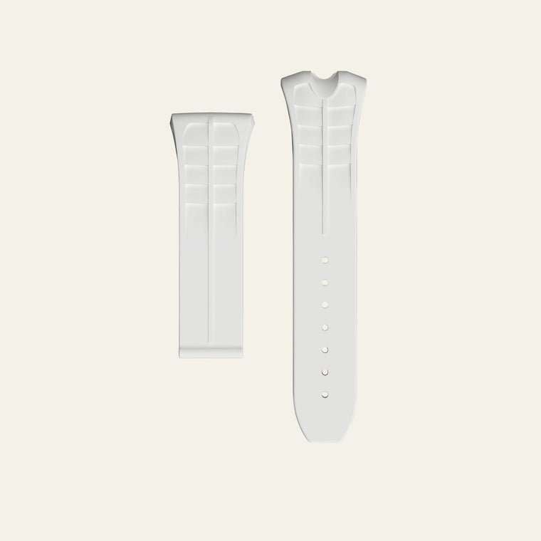 White Bugatti Chiron V02 Strap - M
