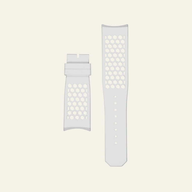 White Epic X Honeycomb Strap - M