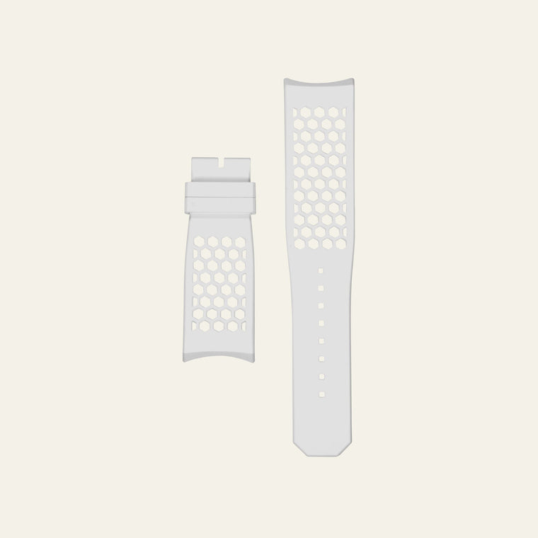 White Epic X Honeycomb Strap - S