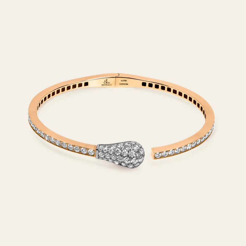 Match Diamond Bangle_Rose Gold_White Diamonds_1