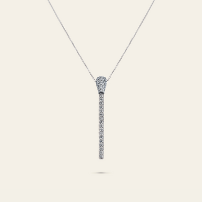 Match Diamond Necklace_White Gold_White Diamonds_1