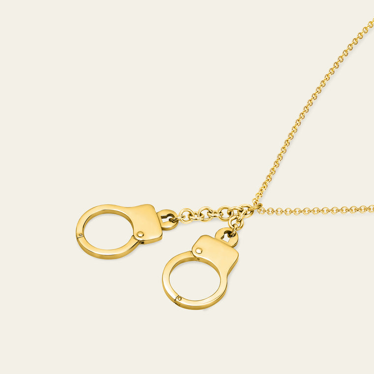 Love Lockdown Cuff Necklace_Yellow Gold_2