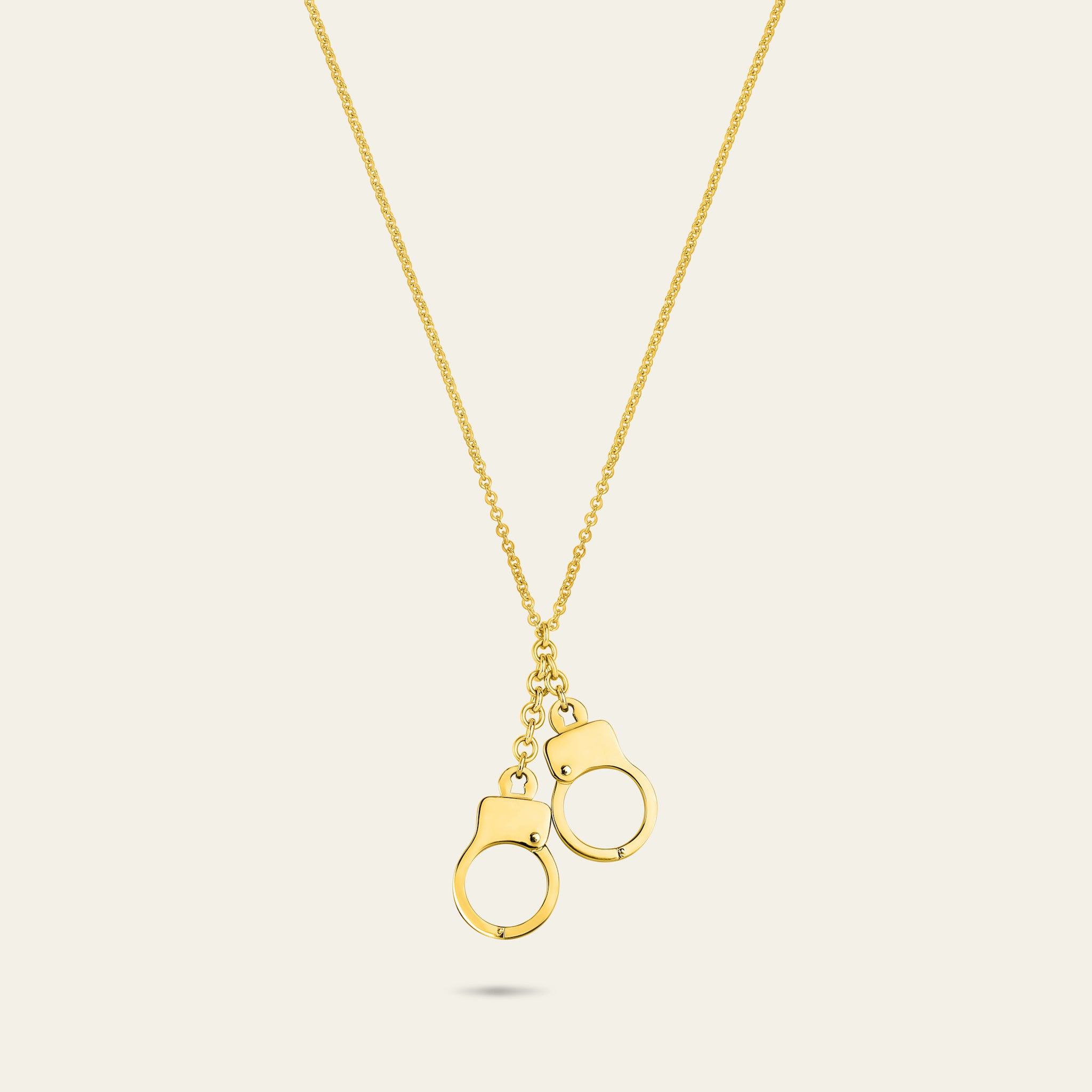 Love Lockdown Cuff Necklace_Yellow Gold_1