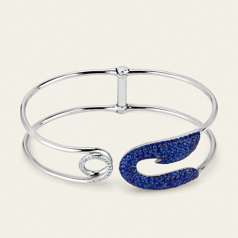 Securus Bangle_White Gold_Sapphires_2