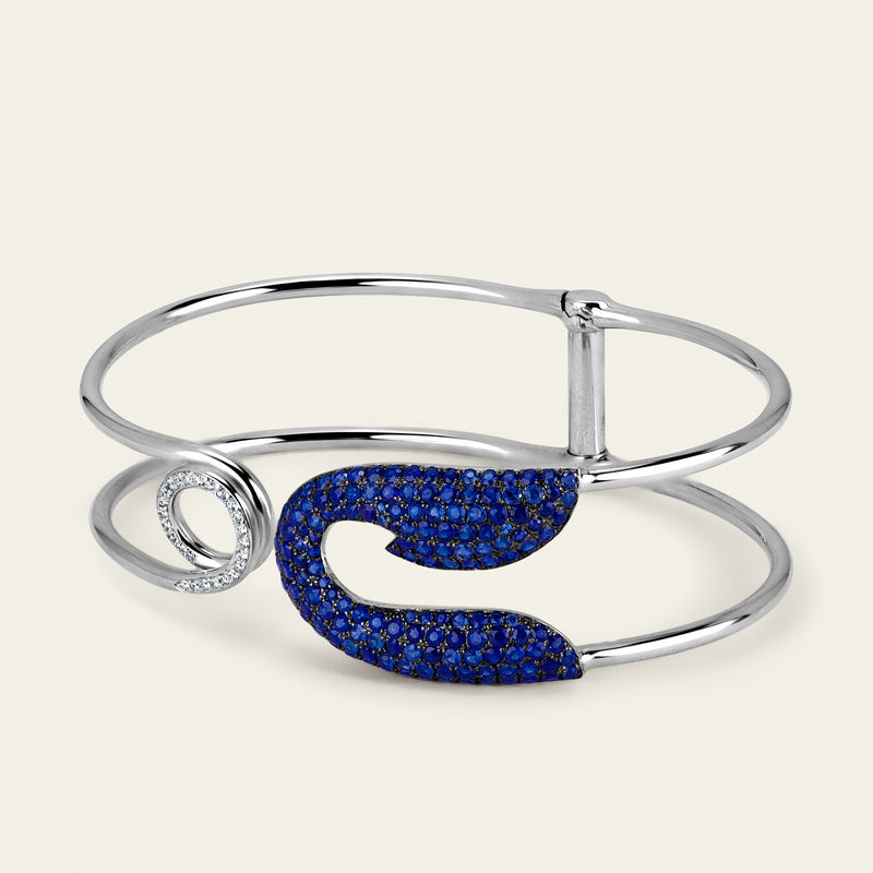 Securus Bangle_White Gold_Sapphires_3