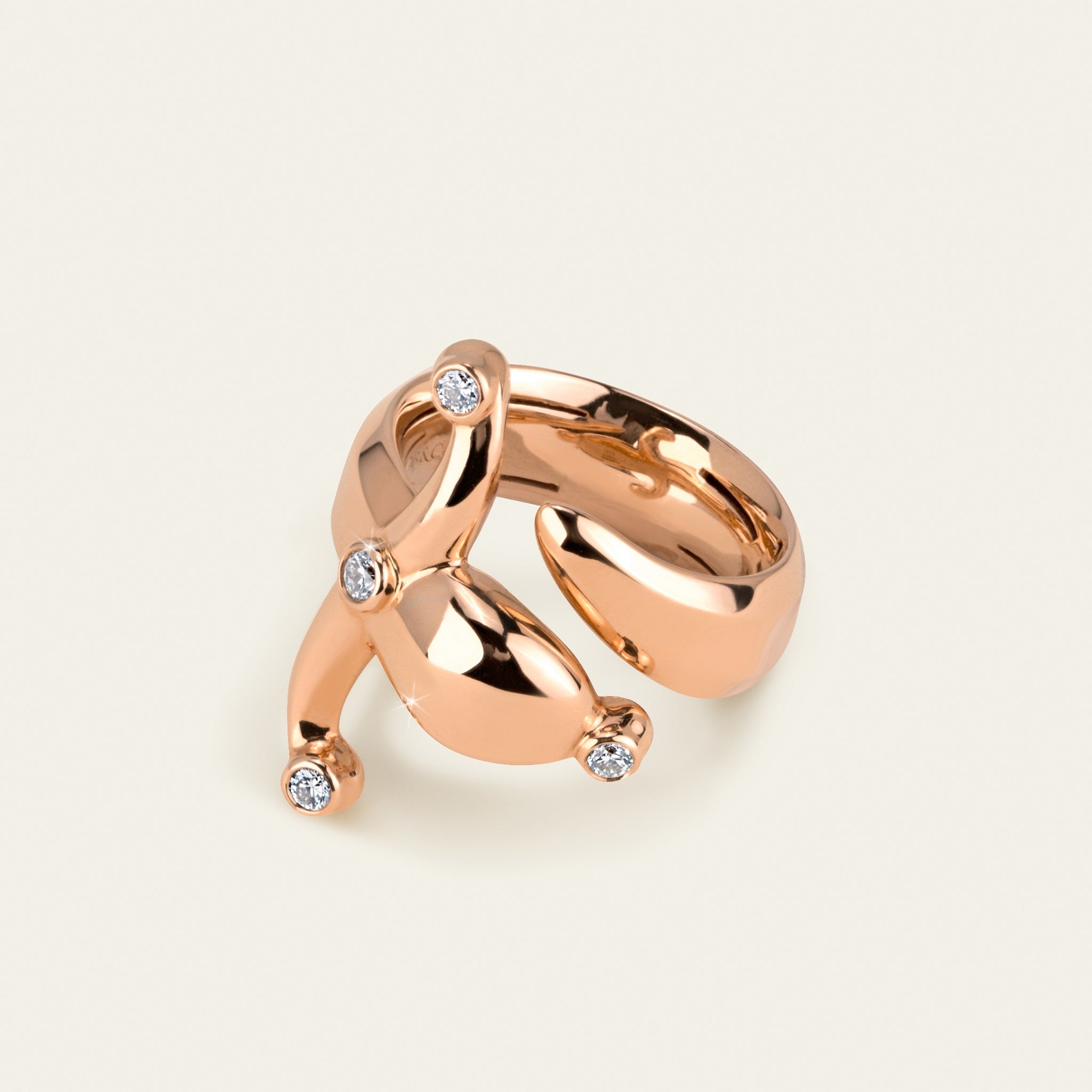 Espada Ring_Rose Gold_White Diamonds_2
