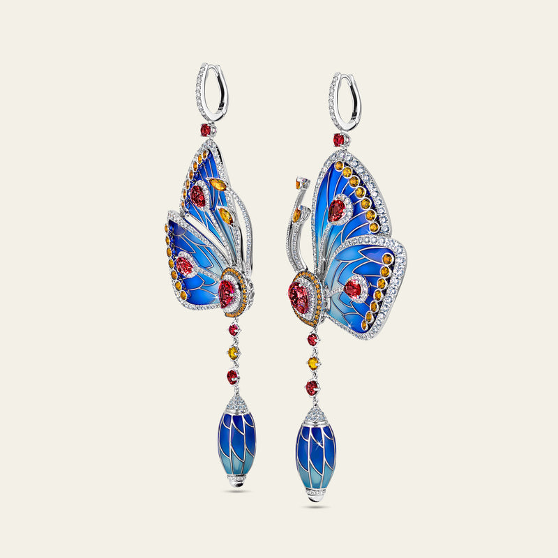 Papillon Earrings_White Gold_White Diamonds_3