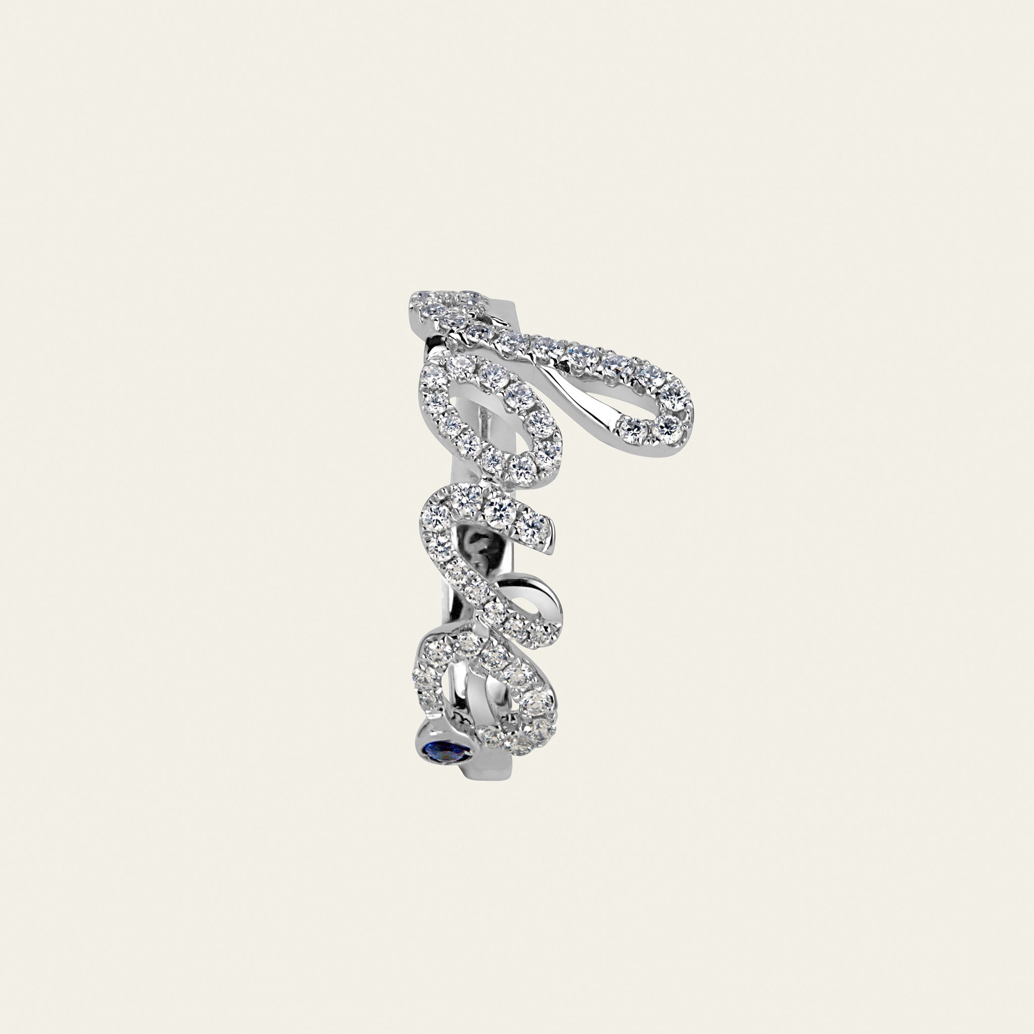 You Are You Love Diamond Ring_White Gold_ Sapphire_White Diamonds_2