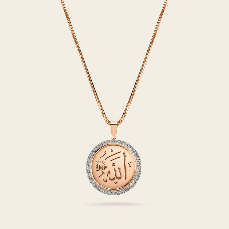 Sharq Pendant_Rose Gold_White Diamonds_1