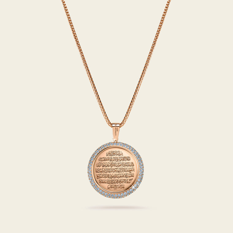 Sharq Pendant_Rose Gold_White Diamonds_3