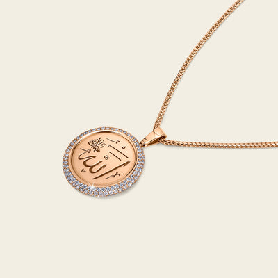Sharq Pendant_Rose Gold_White Diamonds_5