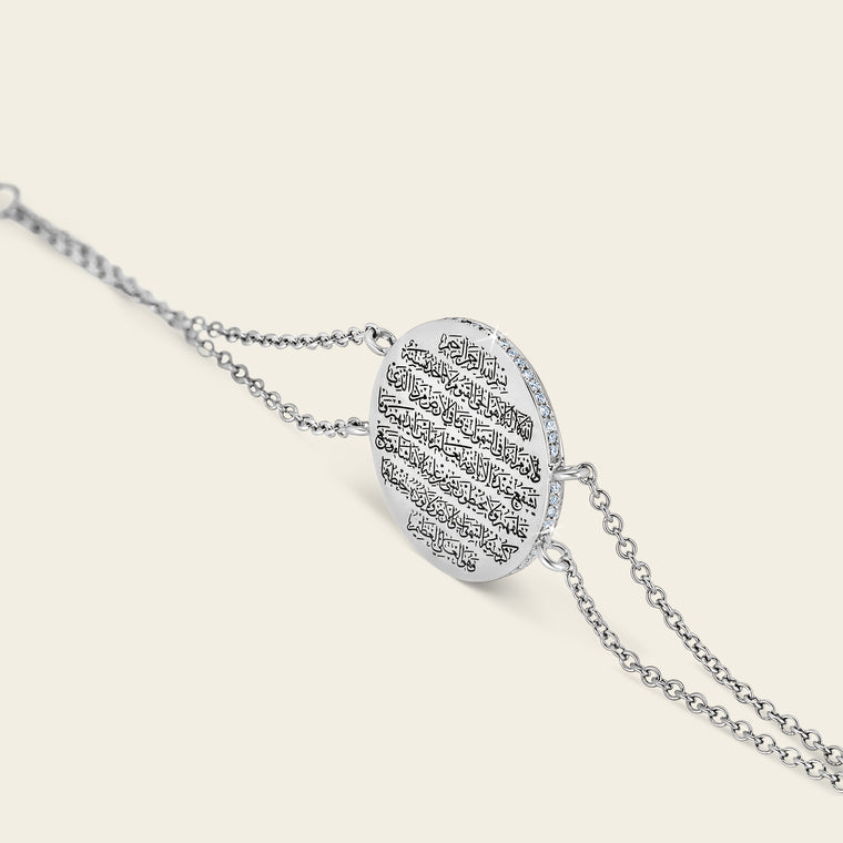 Sharq Diamond Bracelet_White Gold_White Diamonds_4