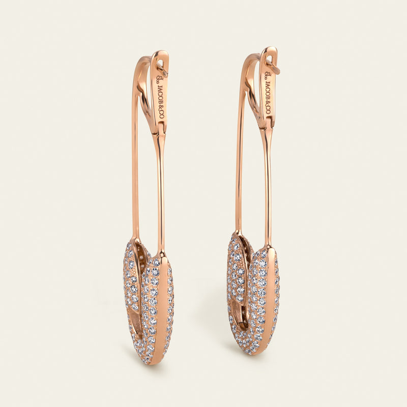 Securus Diamond Earrings_Rose Gold_White Diamonds_5