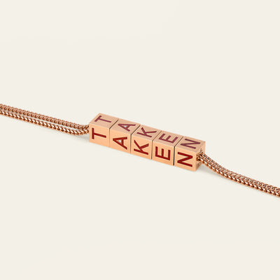 Taken Necklace_Rose Gold_White Diamonds_3