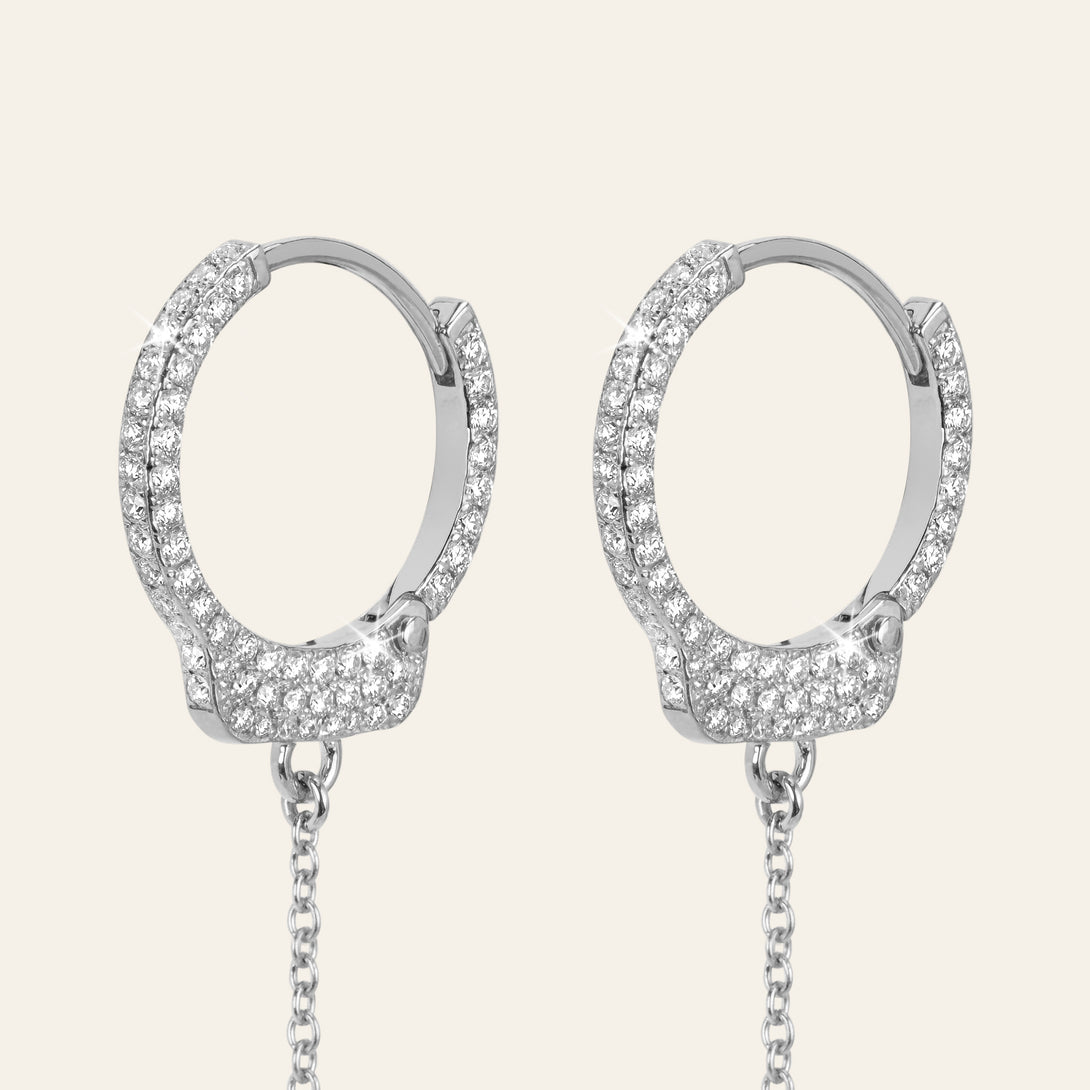 Love Lockdown Diamond Earrings