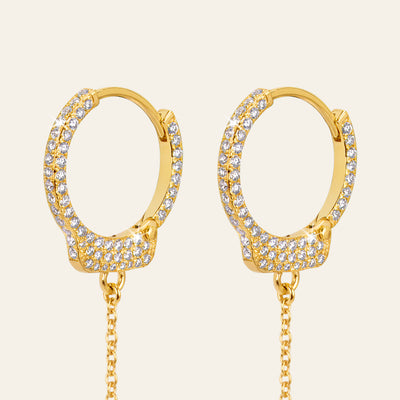 Love Lockdown Earrings_Yellow Gold_White Diamonds_3