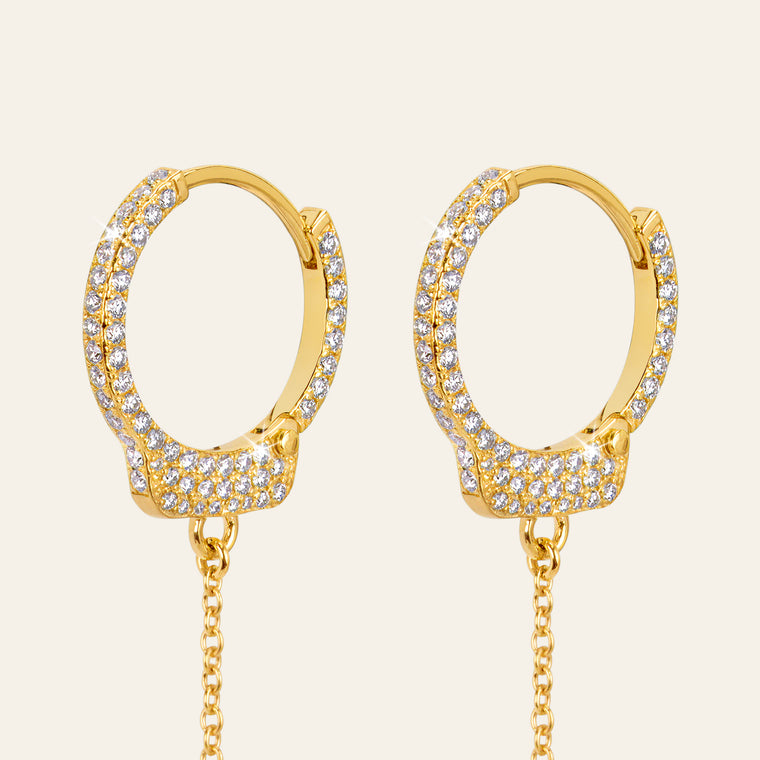 Love Lockdown Earrings_Yellow Gold_White Diamonds_3
