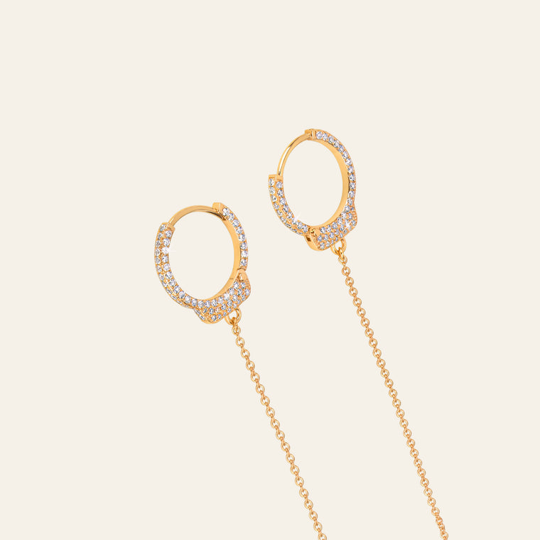 Love Lockdown Earrings_Yellow Gold_White Diamonds_2