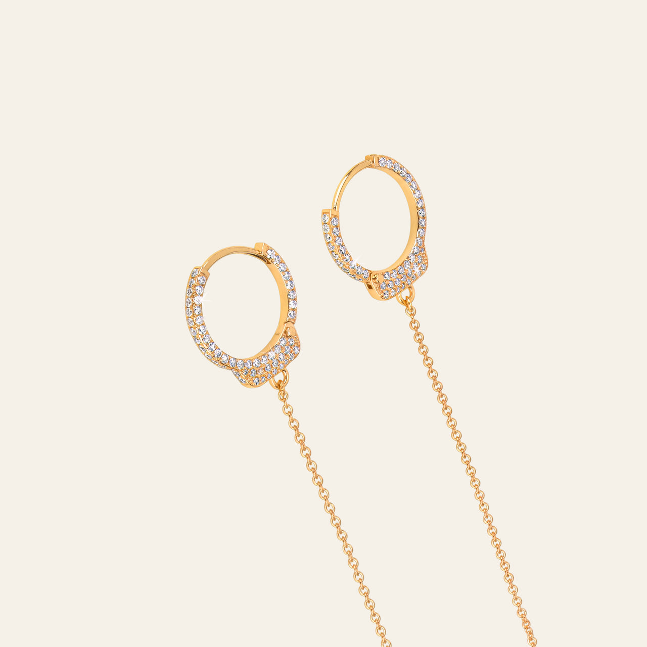 Love Lockdown Earrings_Yellow Gold_White Diamonds_2