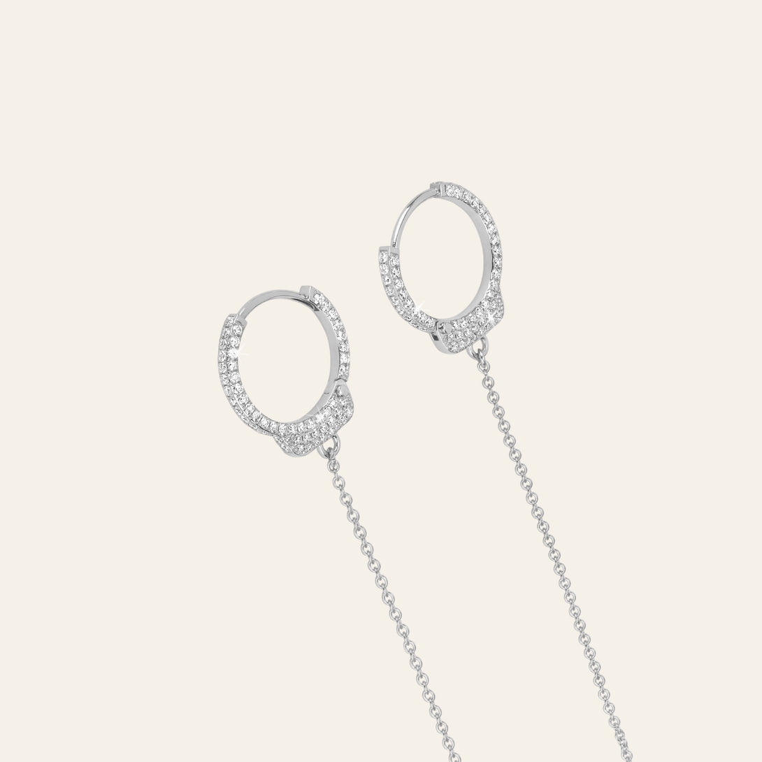 Love Lockdown Diamond Earrings