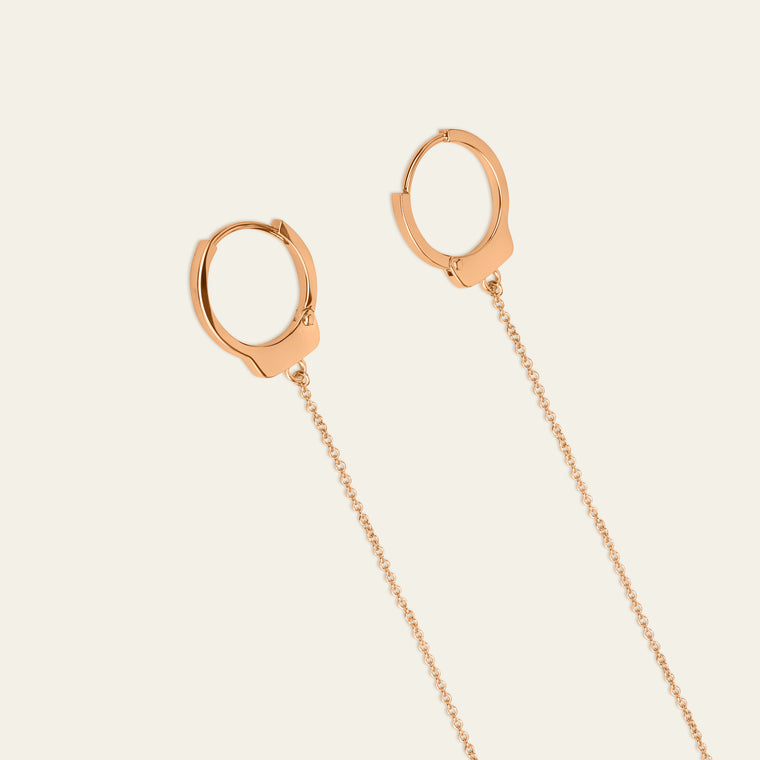 Love Lockdown Earrings_Rose Gold_2