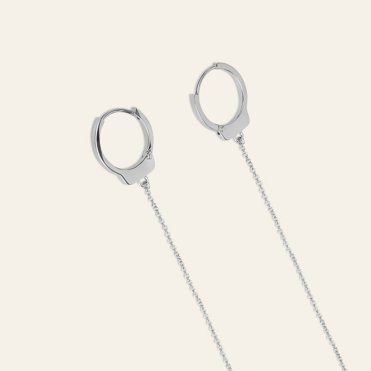 Love Lockdown Earrings_White Gold_2