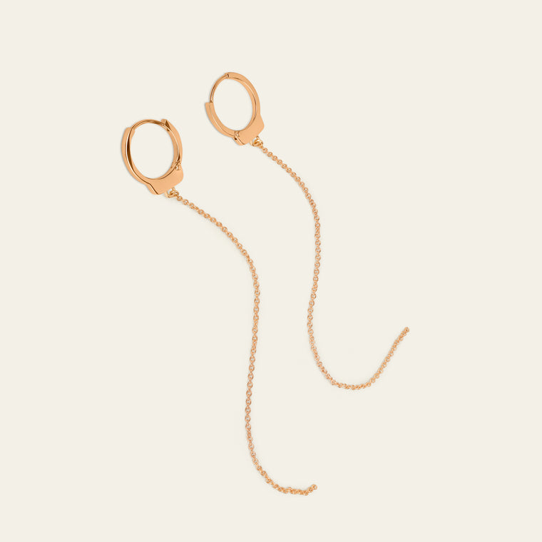 Love Lockdown Earrings_Rose Gold_1