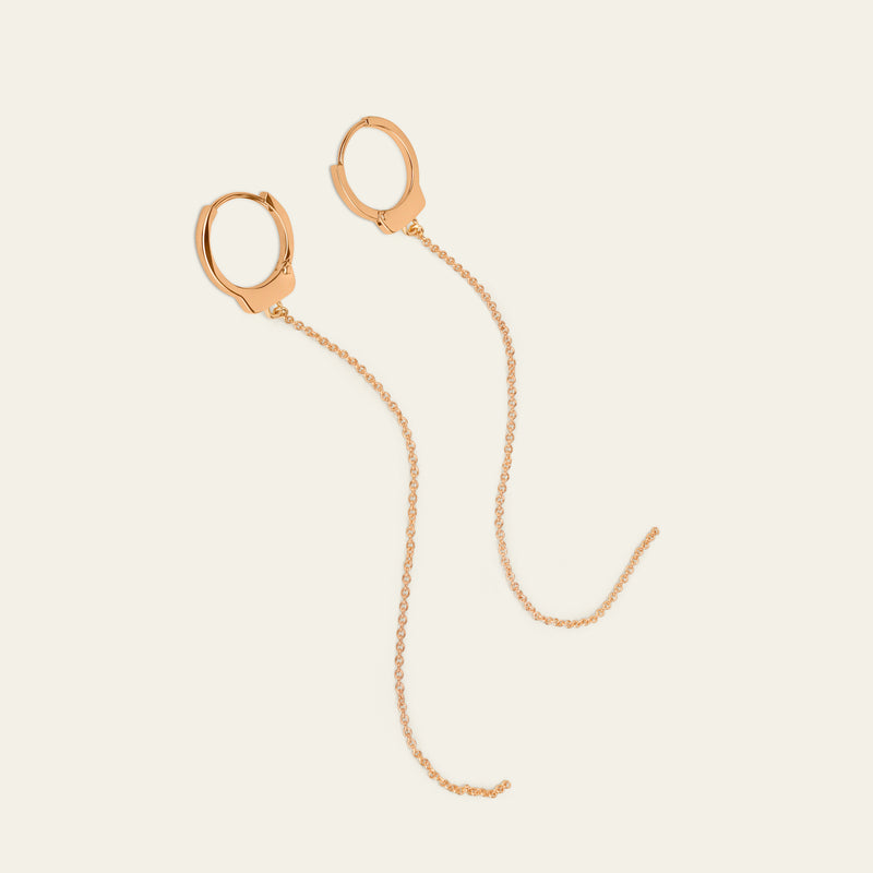 Love Lockdown Earrings_Rose Gold_1