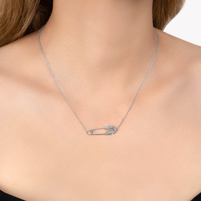 Securus Diamond Necklace_White Gold_White Diamonds_4